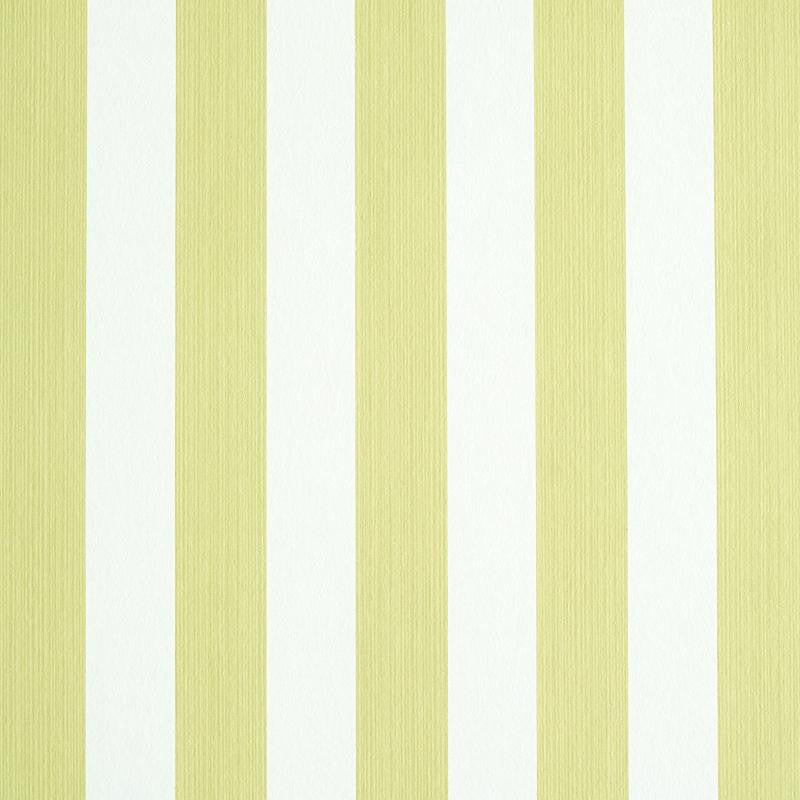 Edwin Stripe Medium Citron 5011888 by Schumacher Wallpaper Stripe Wallcovering Collection 2.44" - Fabric Carolina -