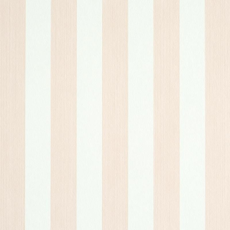 Edwin Stripe Medium Blush 5011894 by Schumacher Wallpaper Stripe Wallcovering Collection 2.44" - Fabric Carolina -