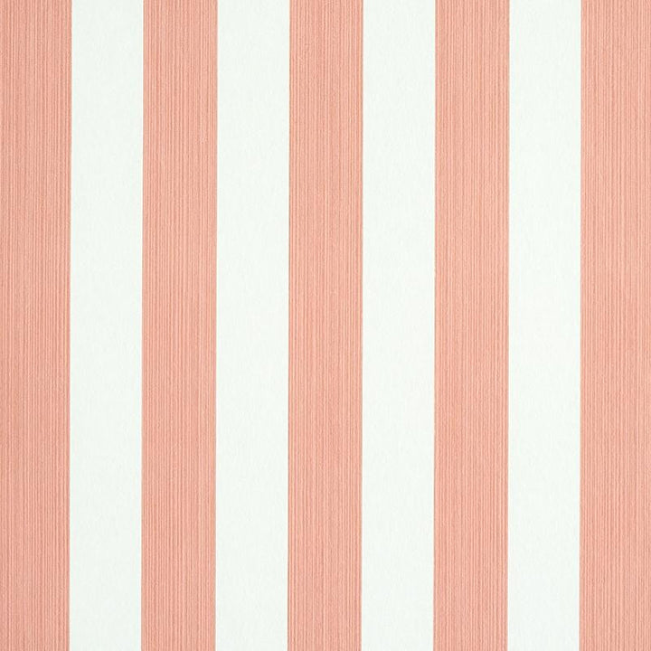 Edwin Stripe Medium Pink 5011895 by Schumacher Wallpaper Stripe Wallcovering Collection 2.44" - Fabric Carolina -