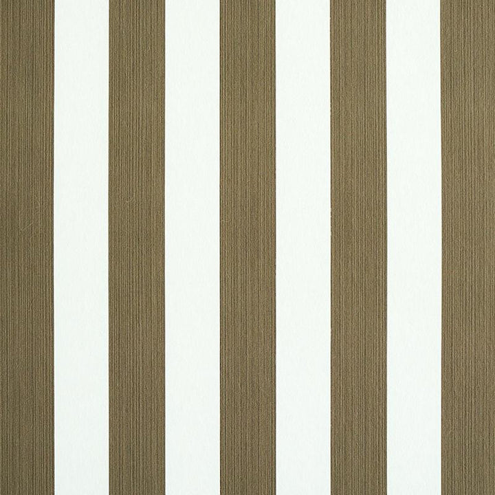 Edwin Stripe Medium Mushroom 5011899 by Schumacher Wallpaper Stripe Wallcovering Collection 2.44" - Fabric Carolina -