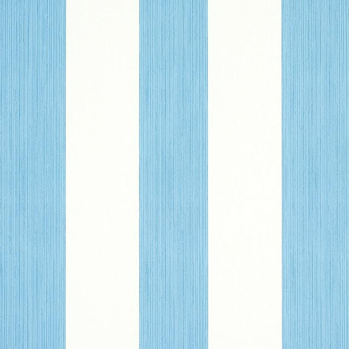 Edwin Stripe Wide Ocean 5011904 by Schumacher Wallpaper Stripe Wallcovering Collection 4.5" - Fabric Carolina -