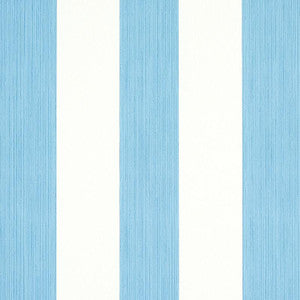 Edwin Stripe Wide Ocean 5011904 by Schumacher Wallpaper