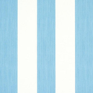 Edwin Stripe Wide Ocean 5011904 by Schumacher Wallpaper