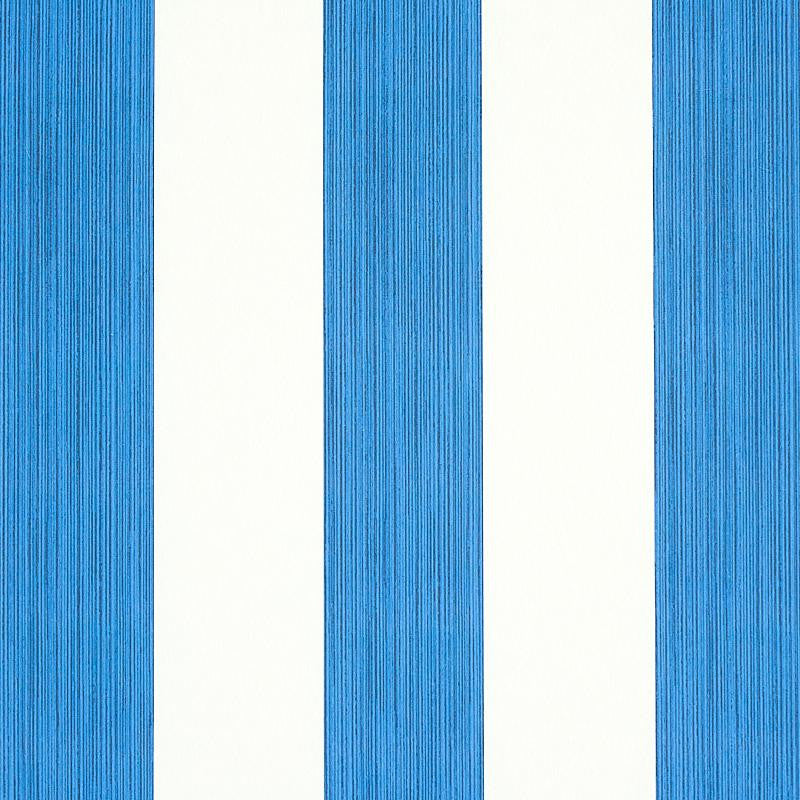 Edwin Stripe Wide Navy 5011907 by Schumacher Wallpaper Stripe Wallcovering Collection 3.25" - Fabric Carolina -