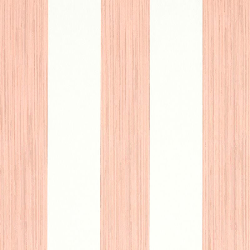 Edwin Stripe Wide Pink 5011915 by Schumacher Wallpaper Stripe Wallcovering Collection 4.5" - Fabric Carolina -