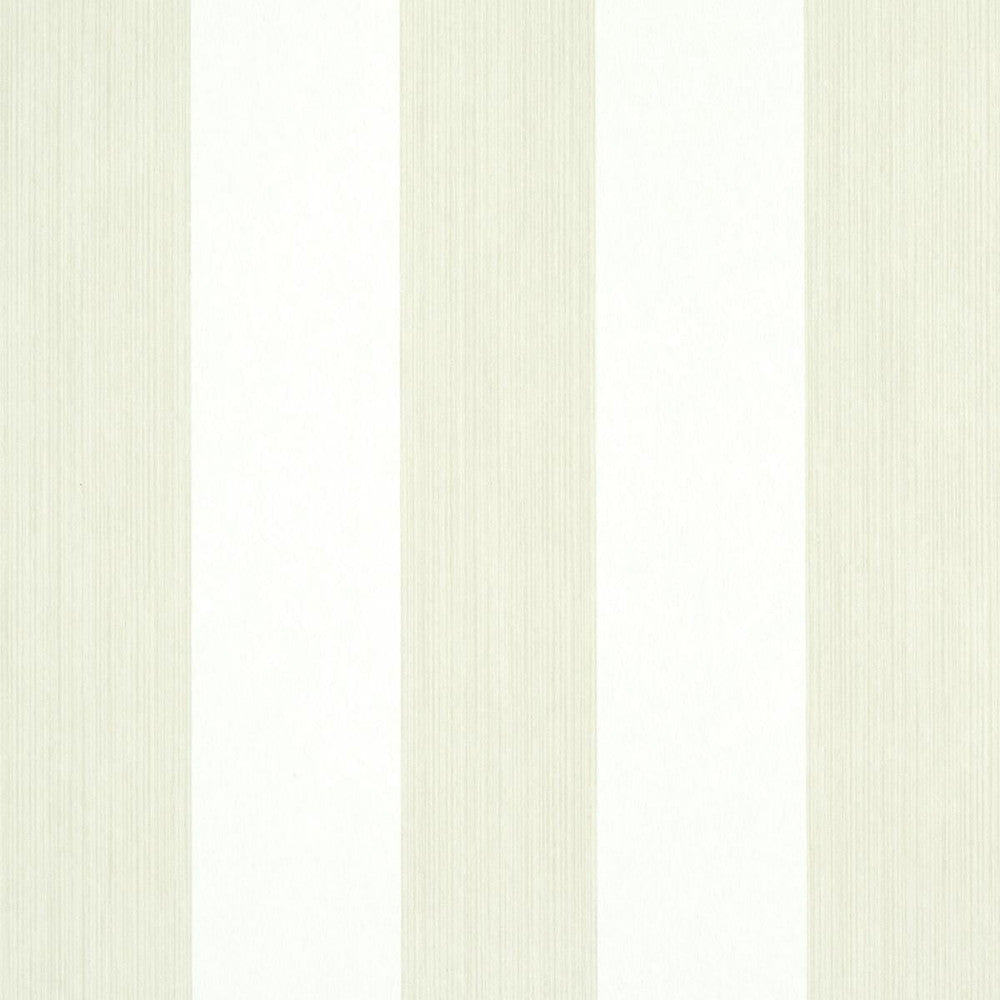 Edwin Stripe Wide Naturelle 5011917 by Schumacher Designer Wallpaper Stripe Wallcovering Collection 4.5" - Swanky Fabrics -