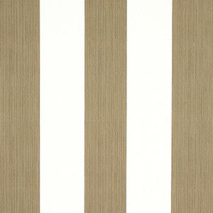 Edwin Stripe Wide Mushroom 5011919 by Schumacher Wallpaper