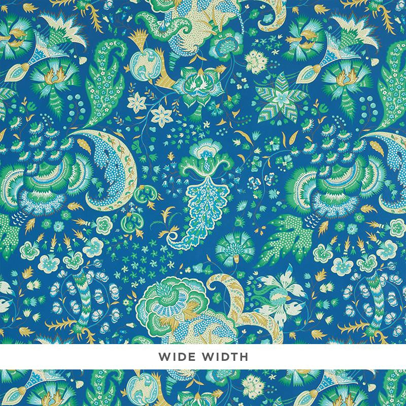 Majorelle Blue 5011350 by Schumacher Wallpaper Rive Gauche 27.0" - Fabric Carolina -