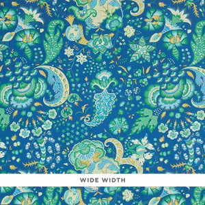 Majorelle Blue 5011350 by Schumacher Wallpaper