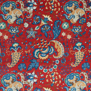 Majorelle Velvet Red 179421 by Schumacher Fabric