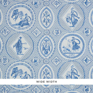 Les Scenes Contemporaines Blue 5011490 by Schumacher Wallpaper