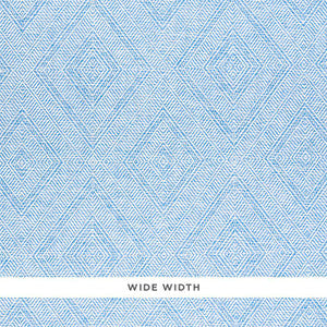 Tortola Paperweave Blue 5011250 by Schumacher Wallpaper