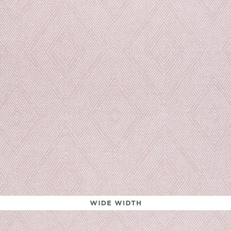 Tortola Paperweave Pink 5011252 by Schumacher Wallpaper Woven Wallcoverings 14.5" - Fabric Carolina -