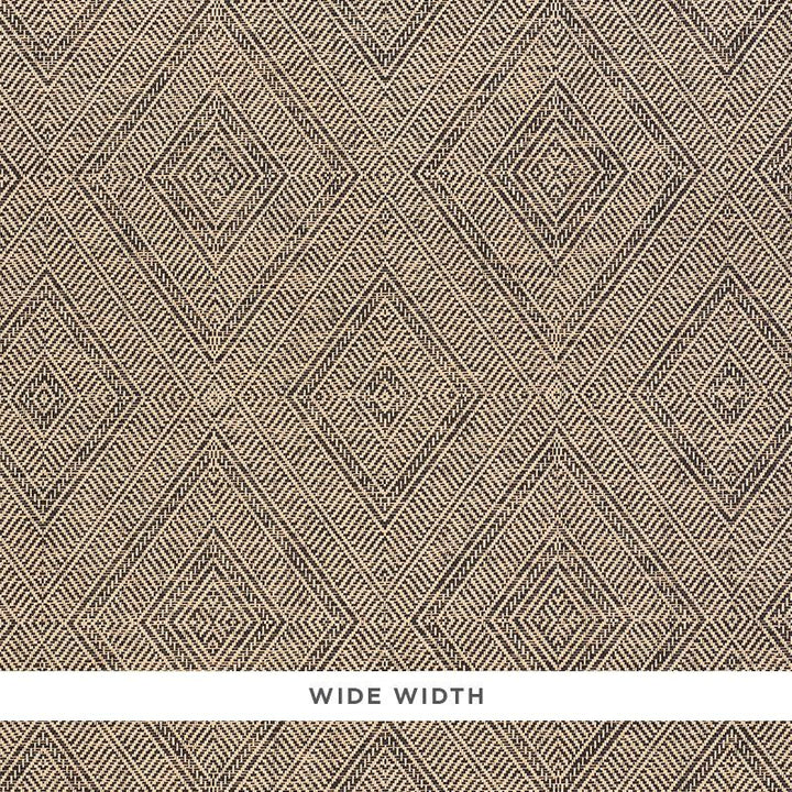 Tortola Paperweave Carbon 5011254 by Schumacher Wallpaper Woven Wallcoverings 14.5" - Fabric Carolina -