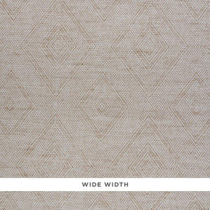 Tortola Linen Paperweave Natural 5011320 by Schumacher Wallpaper