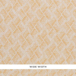 Ashberg Paperweave Yellow 5011261 by Schumacher Wallpaper