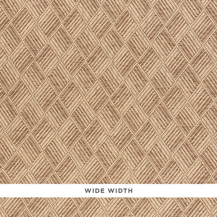 Ashberg Paperweave Brown 5011262 by Schumacher Wallpaper Woven Wallcoverings 6.75" - Fabric Carolina -