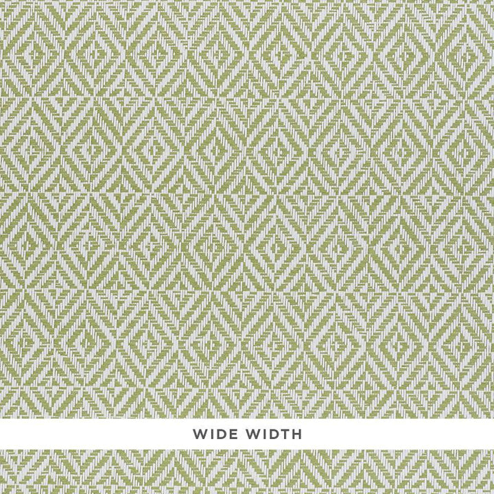 Jubilee Paperweave Green 5011270 by Schumacher Wallpaper Woven Wallcoverings 2.38" - Fabric Carolina -