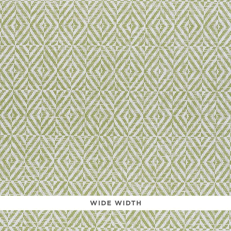 Jubilee Paperweave Green 5011270 by Schumacher Designer Wallpaper Woven Wallcoverings 2.38" - Swanky Fabrics -