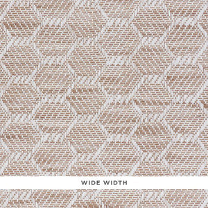 Abaco Linen Paperweave Natural 5011290 by Schumacher Wallpaper