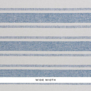 Oxnard Paperweave Blue 5011302 by Schumacher Wallpaper