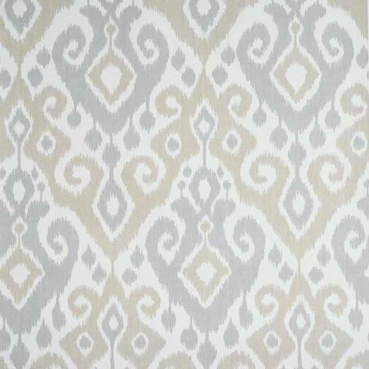 Dedra Damask Sand & Grey 5011762 by Schumacher Designer Wallpaper Perennial Favorites 13.5" - Swanky Fabrics -