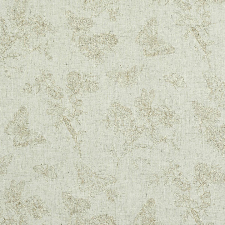 Baudin Butterfly Linen Natural 5011832 by Schumacher Wallpaper Perennial Favorites 26.0" - Fabric Carolina -