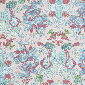 Magic Mountain Dragon Blush 5011591 by Schumacher Wallpaper