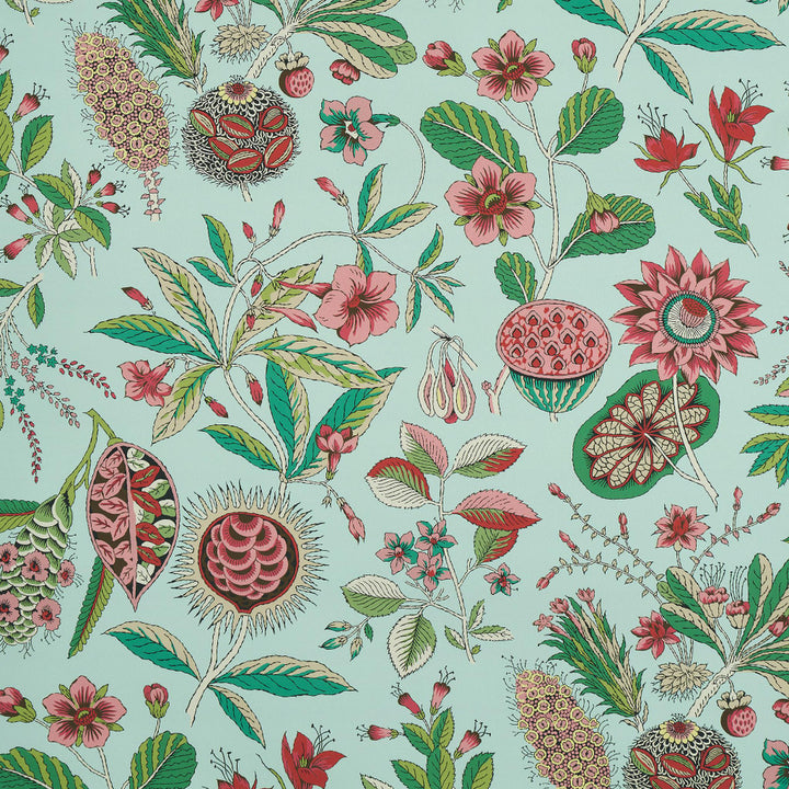 Roca Redonda Mineral & Pink 5011621 by Schumacher Wallpaper Perennial Favorites 13.0" - Fabric Carolina -