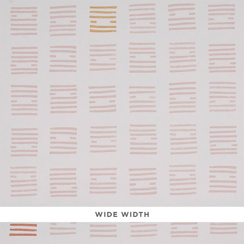 Tiasquam Blush 5011821 by Schumacher Wallpaper Caroline Z Hurley 54.0" - Fabric Carolina -