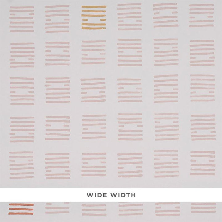 Tiasquam Blush 5011821 by Schumacher Wallpaper Caroline Z Hurley 54.0" - Fabric Carolina -