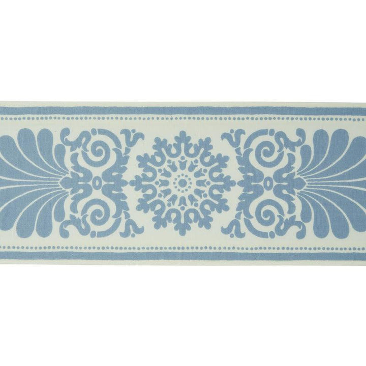 Yvonne Tape Sky 79140 by Schumacher Trim Jill Lasersohn - Fabric Carolina -