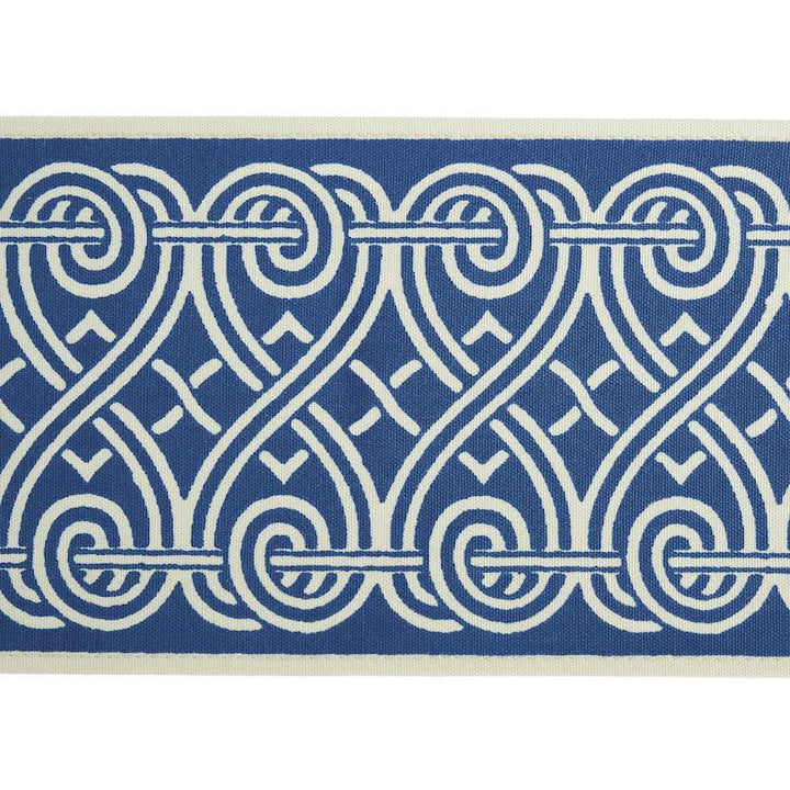 Suzette Tape Navy 79130 by Schumacher Designer Trim Jill Lasersohn - Swanky Fabrics -