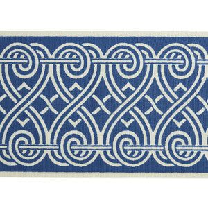 Suzette Tape Navy 79130 by Schumacher Trim