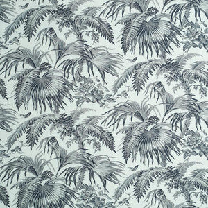 Toile Tropique Black 179511 by Schumacher Fabric