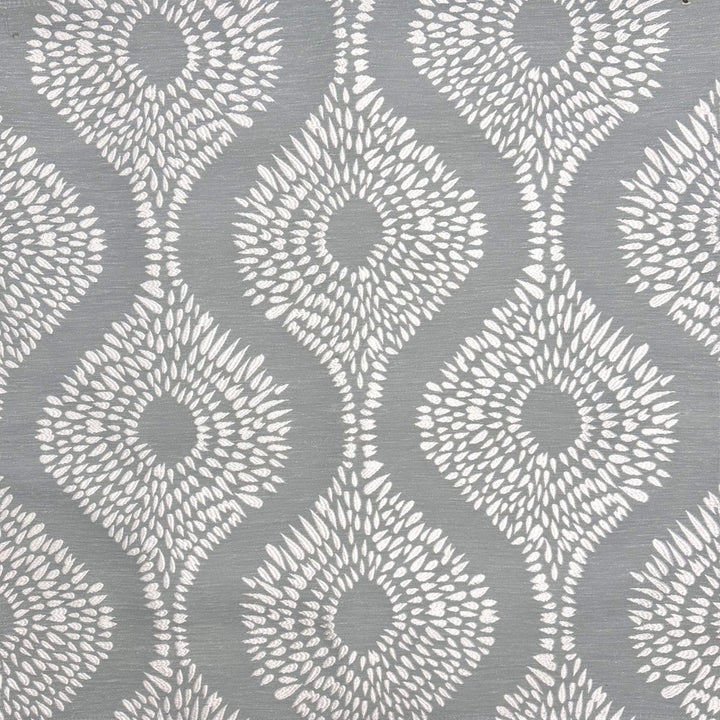 Emb By Lomasi B Fog by Europatex Fabric Embroideries by Lomasi 70% Polyester, 15% Cotton, 15% Linen 9.71" H, 9.89" V 54.00 inches - Fabric Carolina -