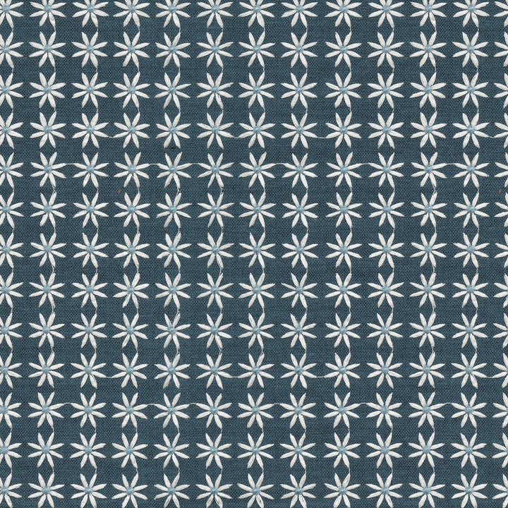 Daisy Emb Blue 470541 by PKL Studio Fabric - Base: 28% cotton, 72% polyester Emb: 100% rayon India 51000 Horizontal: 1.1 and Vertical: 1 55 - Fabric Carolina -