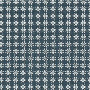 Daisy Emb Blue 470541 by PKL Studio Fabric