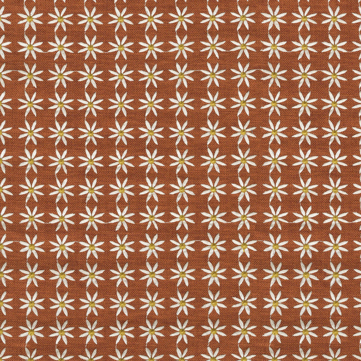 Daisy Emb Spice 470542 by PKL Studio Fabric - Base: 28% cotton, 72% polyester Emb: 100% rayon India 51000 Horizontal: 1.1 and Vertical: 1 55 - Fabric Carolina -