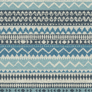 Pilgrimage Stripe Azure 470591 by PKL Studio Fabric
