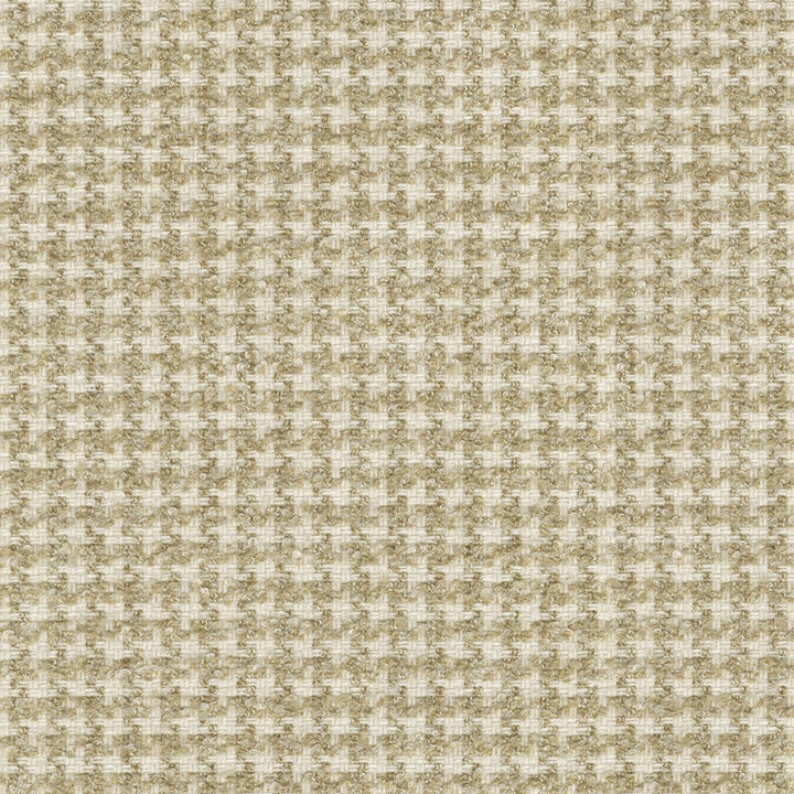 Lia Houndstooth Wheat 470602 by PKL Studio Fabric - 100% polyester India 51000 Horizontal: 0.625 and Vertical: 0.625 54 - Fabric Carolina -
