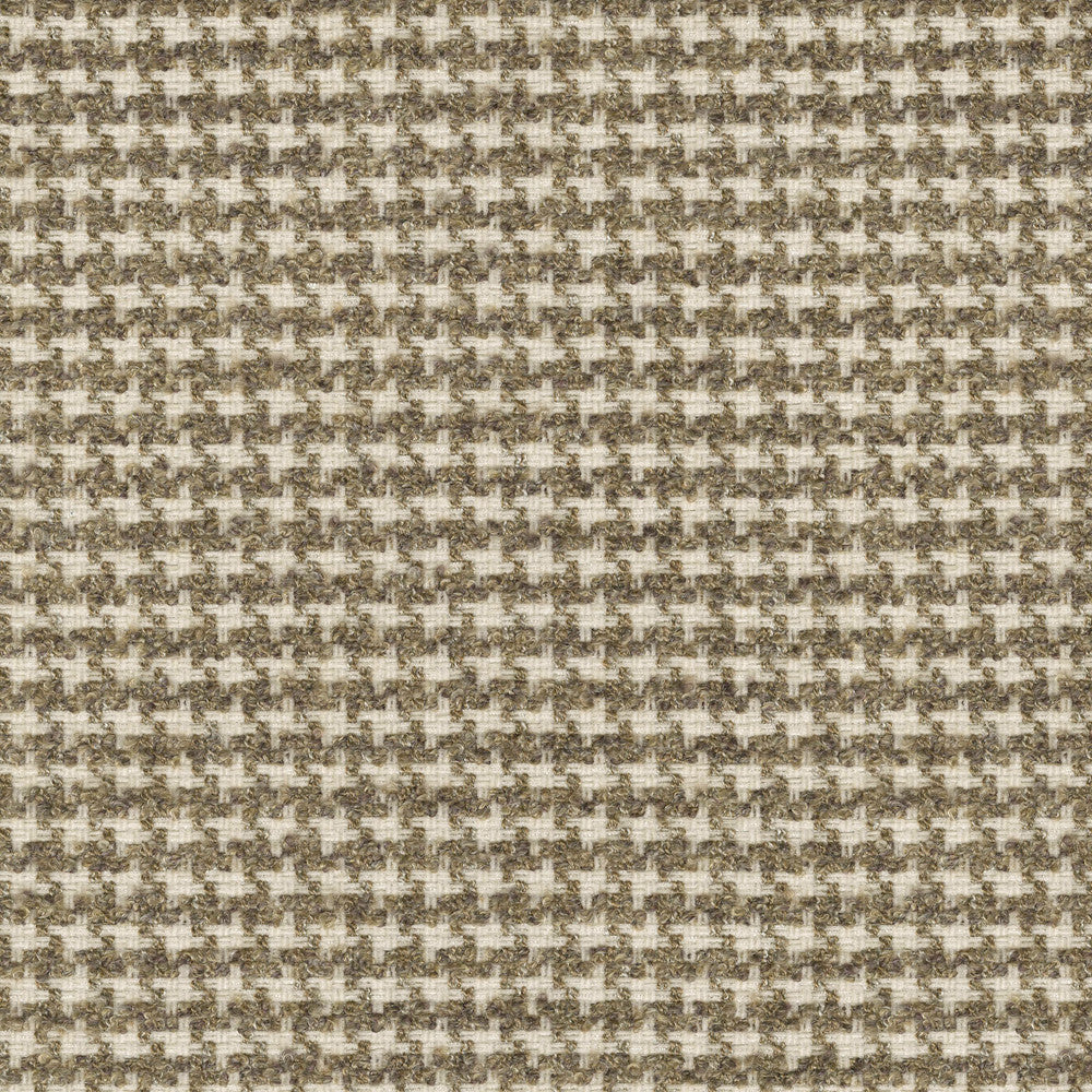 Lia Houndstooth Truffle 470603 by PKL Studio Fabric - 100% polyester India 51000 Horizontal: 0.625 and Vertical: 0.625 54 - Fabric Carolina -