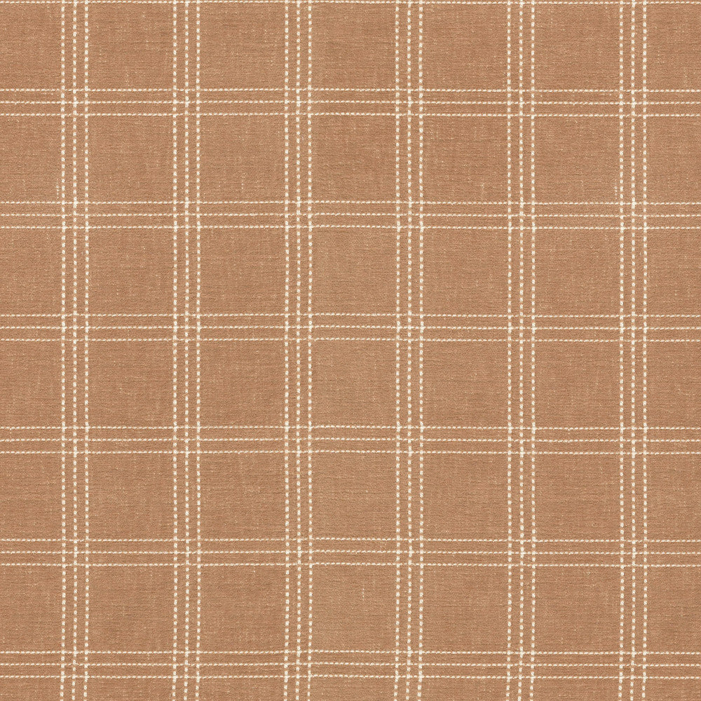 Catalina Check Clay 470615 by PKL Studio Fabric - 83% polyester, 17% cotton India 51000 Horizontal: 2.25 and Vertical: 2 55 - Fabric Carolina -