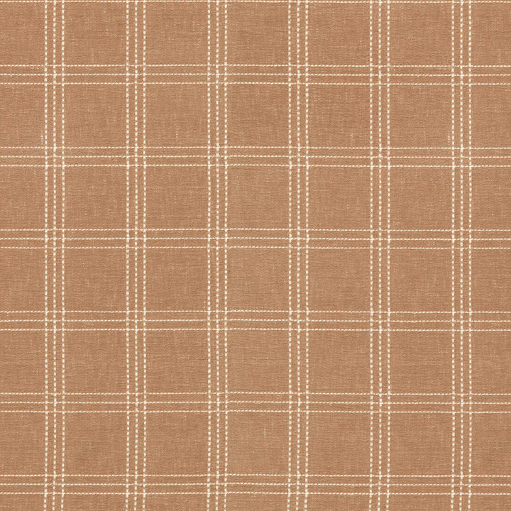 Catalina Check Clay 470615 by PKL Studio Fabric - 83% polyester, 17% cotton India 51000 Horizontal: 2.25 and Vertical: 2 55 - Fabric Carolina -
