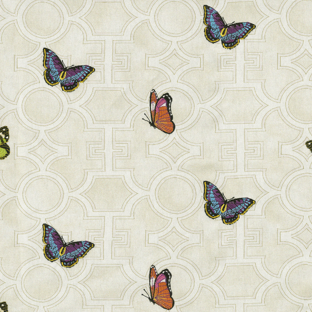 Mariposa Gardenia 470630 by PKL Studio Fabric - 100% cotton Emb: 100% rayon India 51000 Horizontal: 6.75 and Vertical: 18.9 54 - Fabric Carolina -