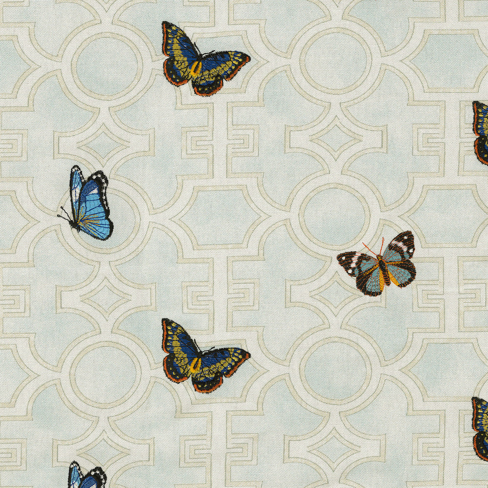 Mariposa Crystal 470631 by PKL Studio Fabric - 100% cotton Emb: 100% rayon India 51000 Horizontal: 6.75 and Vertical: 18.9 54 - Fabric Carolina -
