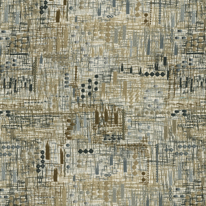 Handmade Emb Café 470812 by PKL Studio Fabric - Base: 100% cotton EMB: 80% polyester, 20% rayon India 51000 Horizontal: 16.5 and Vertical: 15 54 - Fabric Carolina -