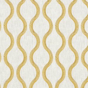 Flourish Emb Gold 470825 by PKL Studio Fabric