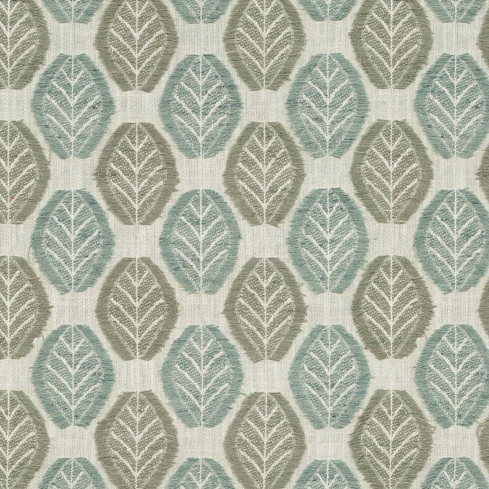 Fringe Leaf Spa 470831 by PKL Studio Fabric - 43% cotton, 57% polyester India 30000 Horizontal: 3.38 and Vertical: 3.75 55 - Fabric Carolina -
