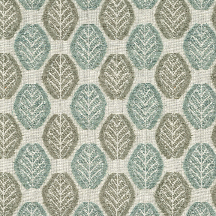 Fringe Leaf Spa 470831 by PKL Studio Designer Fabric - 43% cotton, 57% polyester India 30000 Horizontal: 3.38 and Vertical: 3.75 55 - Swanky Fabrics -